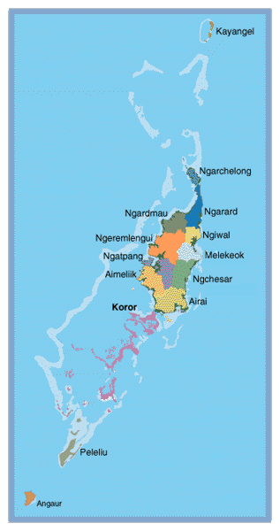 palau villes carte